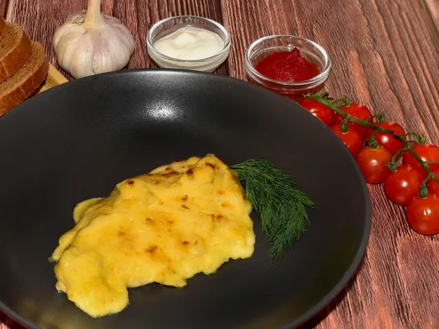 Филе куриное запеченное с ананасом